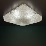 Vintage large Murano glass ceiling lamp by J. T. Kalmar, Austria, 1960s.