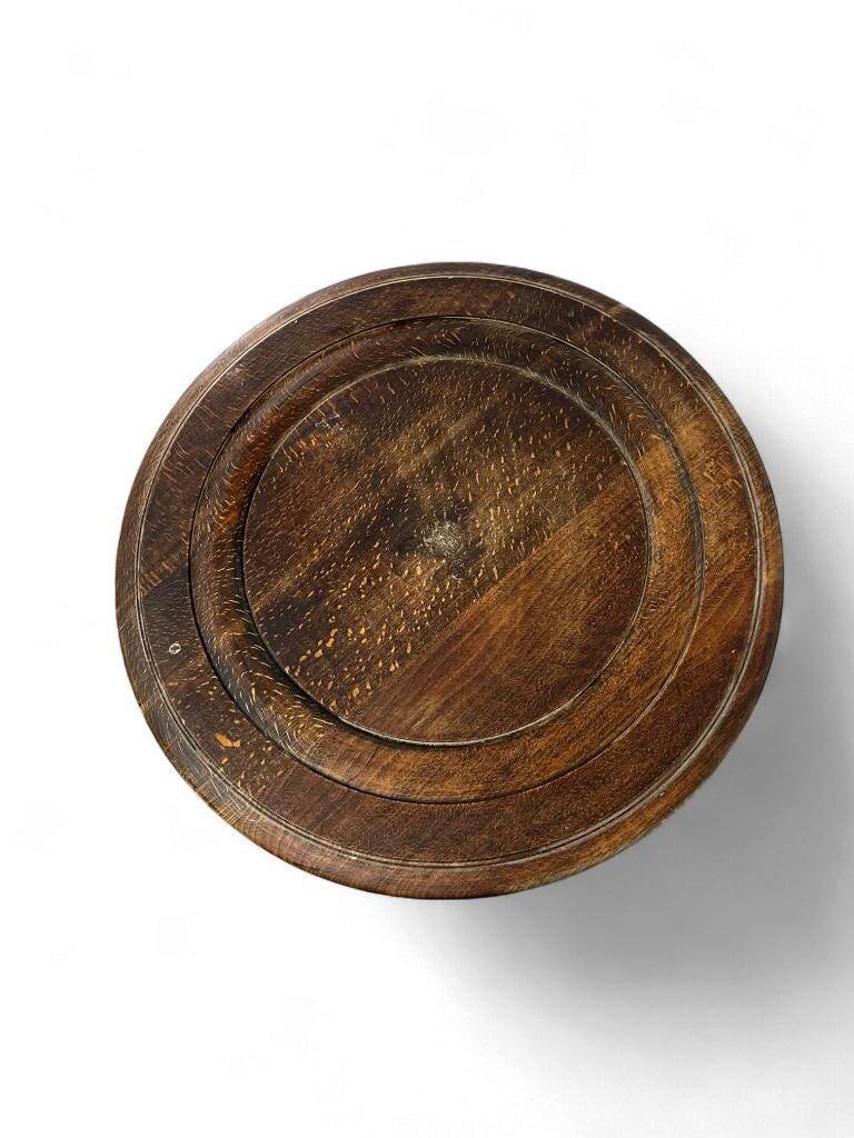 Vintage wooden side table / plant table / table base