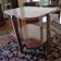 Vintage Art Deco wooden side table / console table