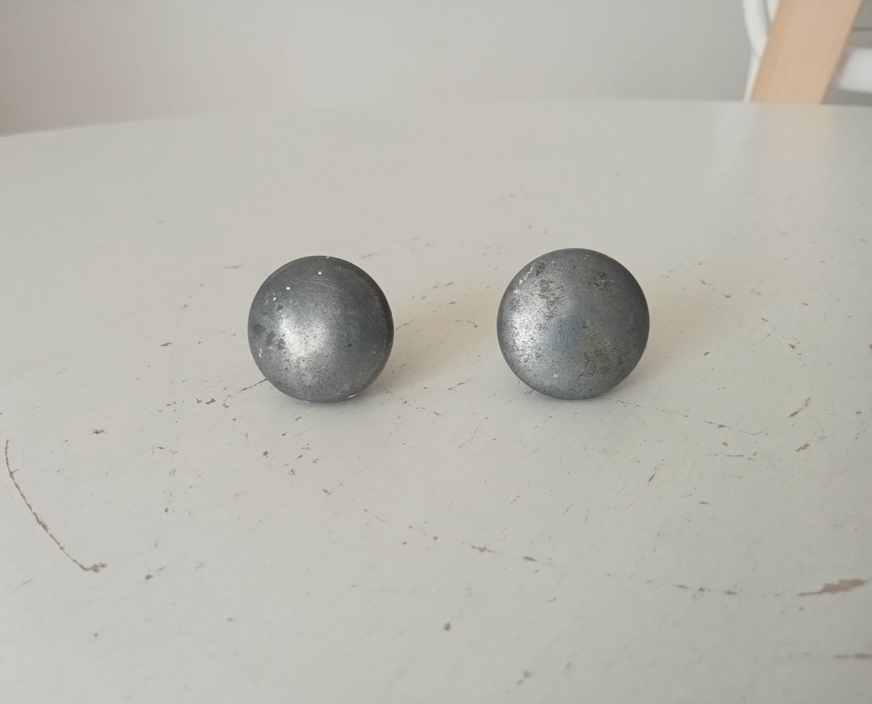 Pair of antique furniture knob handles