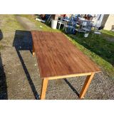 Country farmhouse table in pine