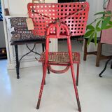 Chaise ancienne par René malaval avec sa table