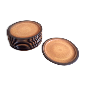 Série de 11 assiettes