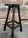 Wooden bar stools in Spanish Catalan style from the 1960s.