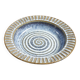 Plat en céramique bleue Maria Philippi et Einar Johansen, Søholm, Danemark années 1960.