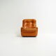 Funky leather lounge chair by Michel Cadestin for Airborne