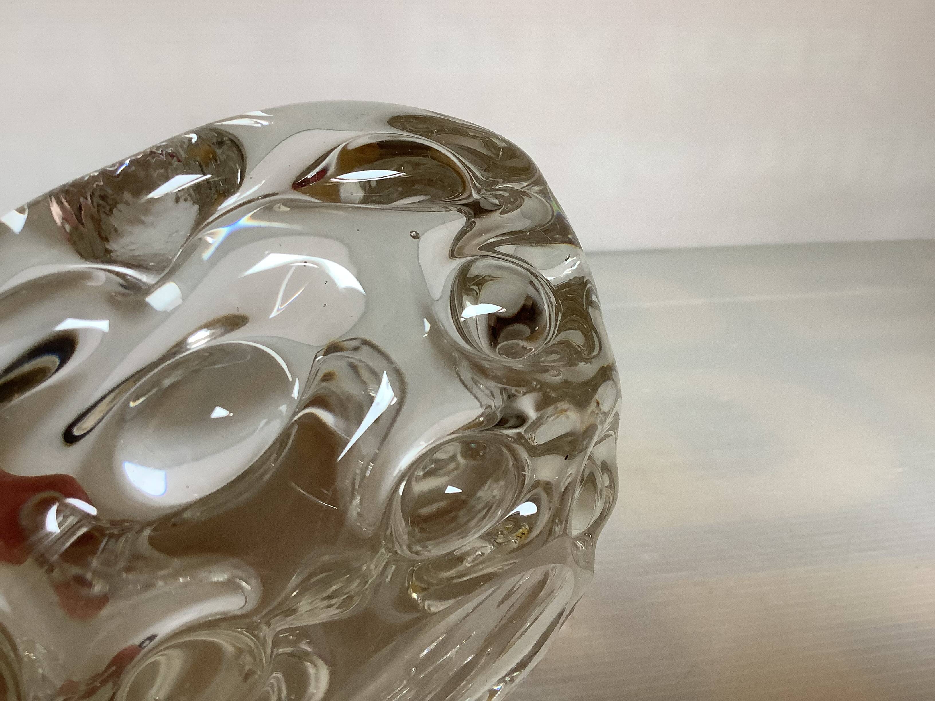 Murano style ashtray pocket emptier