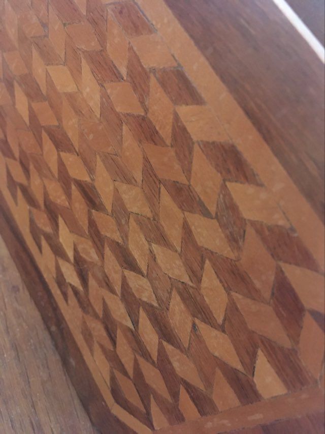 Indian wooden letter holder