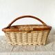 Wicker and rattan basket 34 x 34