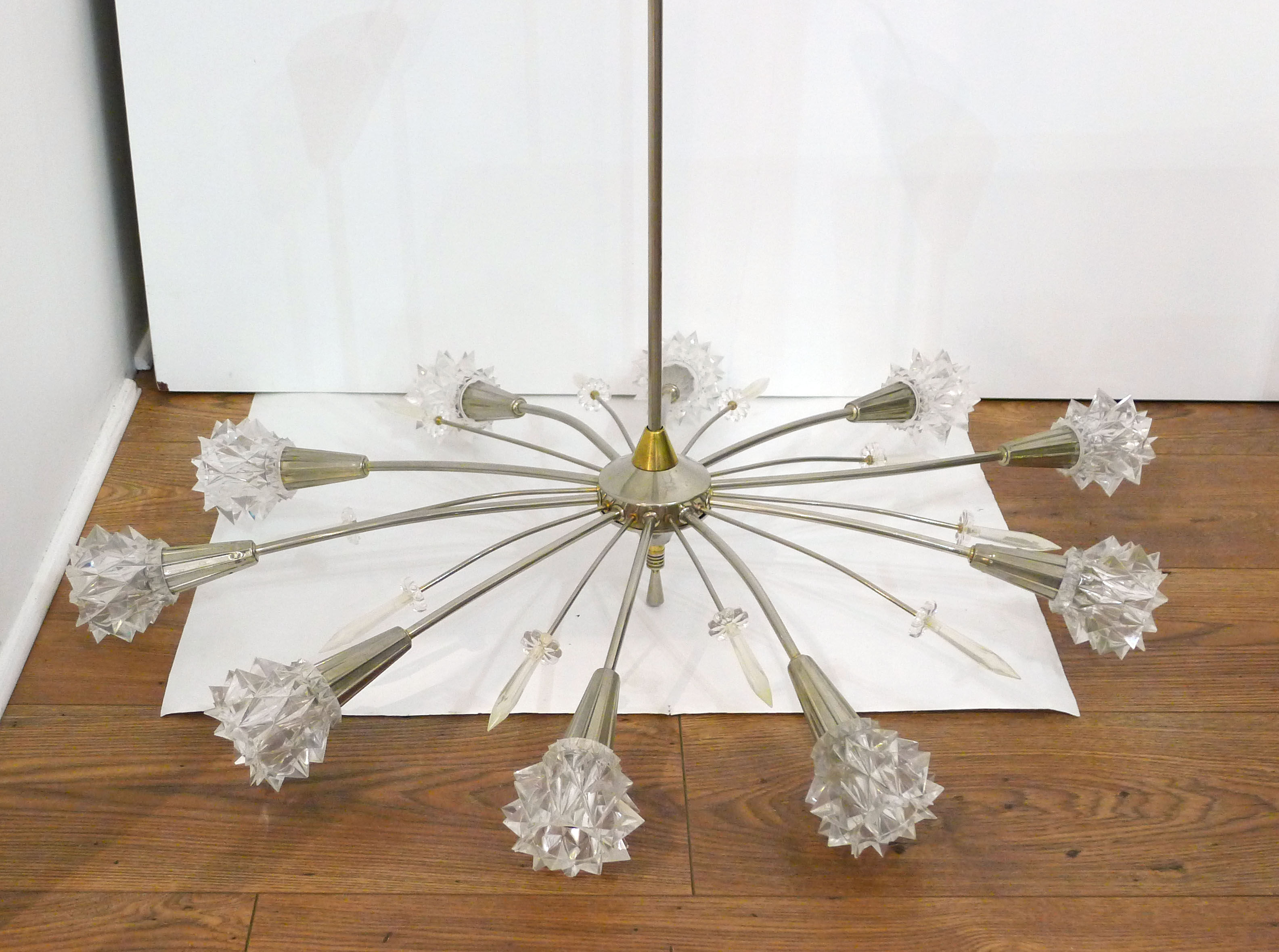 Lustre chromé & étoilé