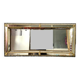 Old Faceted Beaded Mirror Venetian Style Vintage Design 60s/70s