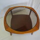 Table basse en teck vintage
