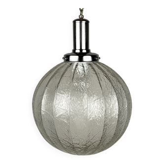 Mid-century glass pendant lamp, Italy, 1960s