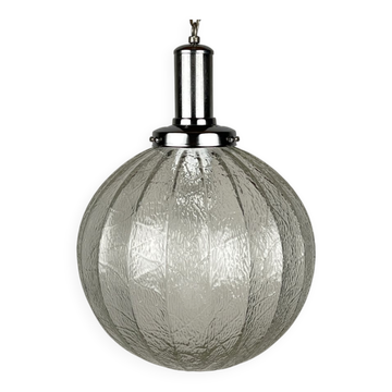 Mid-century glass pendant lamp, Italy, 1960s
