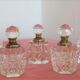 5 old miniature perfume bottles