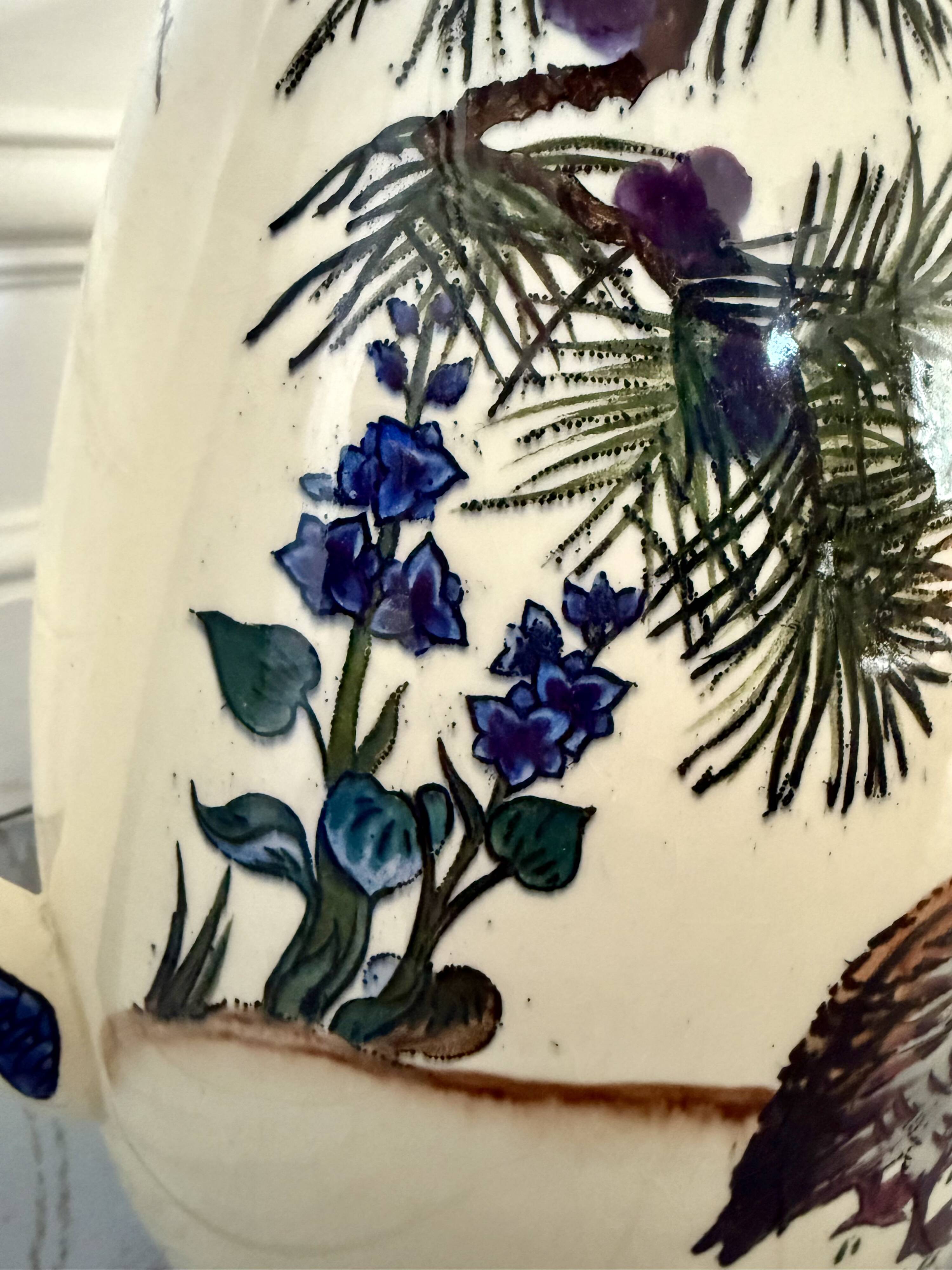 Félix Bracquemond Vase or pitcher Egyptian model by Creil & Montereau