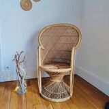 Fauteuil Emmanuelle en osier