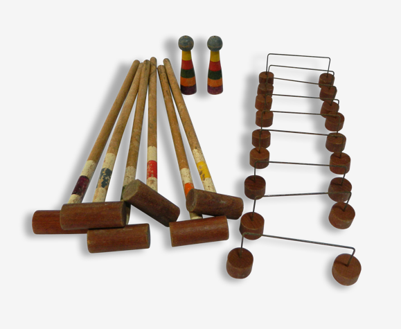 Ancien jeu de croquet de table