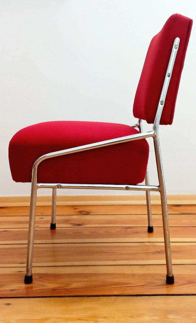 A set of four chairs designed by Hynek Gottwald, Czechoslovakia, Bauhaus