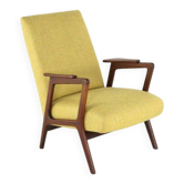 Fauteuil moderne du milieu du siècle 'Hoekschewaard' - entièrement restauré - teck