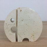 Fratelli Mannelli elephant paper press in travertine