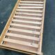 Vintage Scandinavian pine nesting benches from the 1970s.