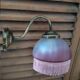 Corole wall lamp frosted pink glass gilded metal support varnish dp 122291