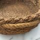 Natural jute tray basket