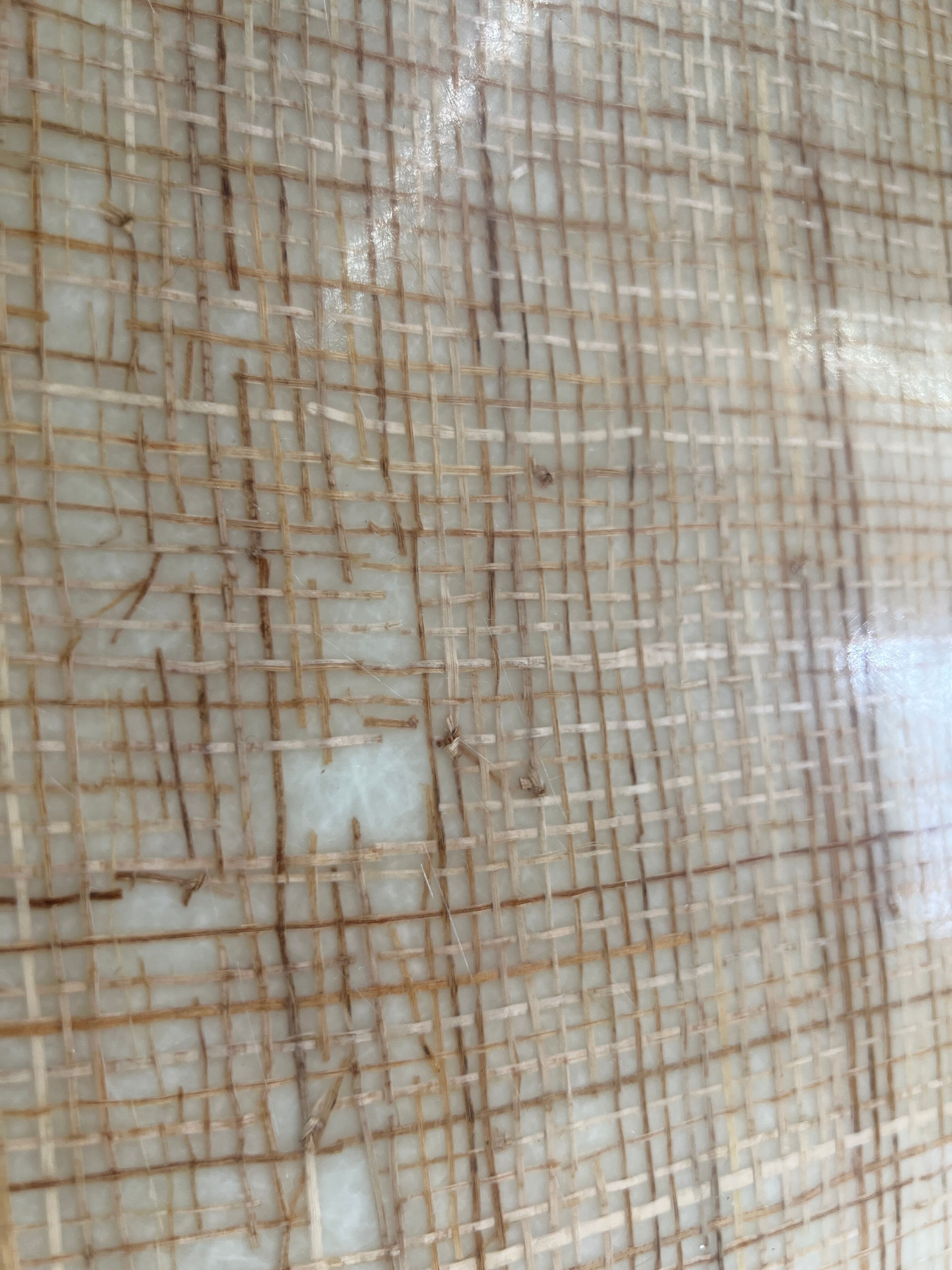 Fiberglass and wicker top