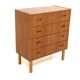 Commode scandinave en teck, Suède, 1960