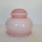 Suspension / abajour opaline pink