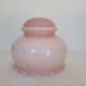 Suspension / abajour opaline rose