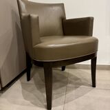 PHILIPPE HUREL – Fauteuil Siegfried Cuir