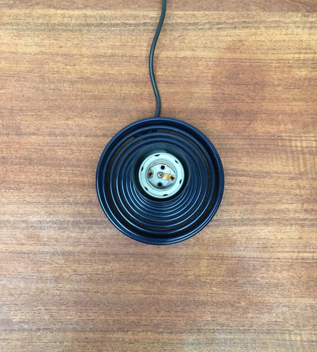 Lampe de table Spirale de l’ère spatiale italienne par Angelo Mangiarotti pour Candle