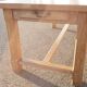 Table de ferme et deux bancs