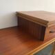 Vintage asymmetrical bedside table