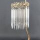 Bronze Lamp and Pendants by H. Guimard, France, Art Nouveau, c. 1910