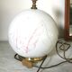 Vintage ceramic and brass lamp