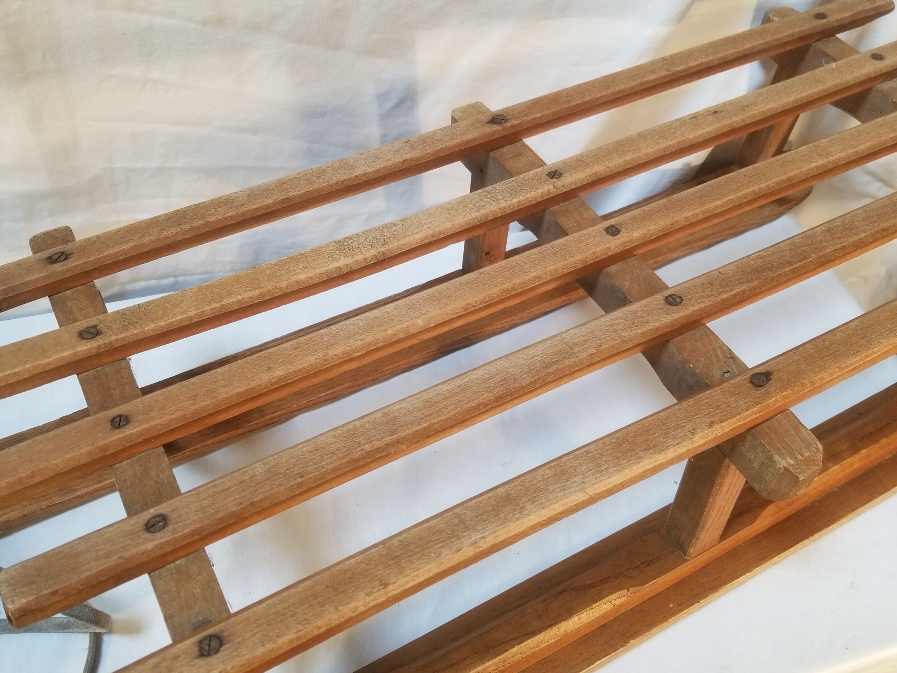 Old wooden sledge large size - 104 cm