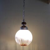 Murano glass hanging lamp by Mazzega, 1970s