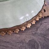 Antique celadon porcelain bowl mounted in gilded bronze, 19th century.