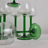 6 Alsace balloon wine glasses