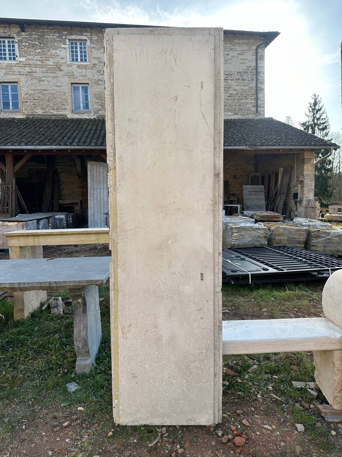 Large Directoire period cupboard door