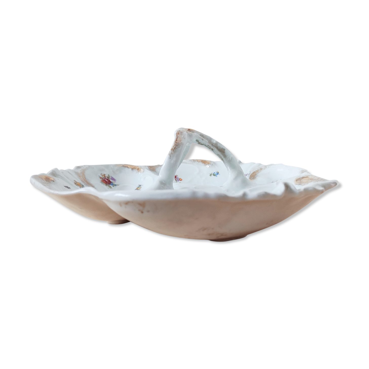 Anseed flower porcelain dish