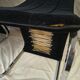 Vintage chrome chairs from the early 1980s.