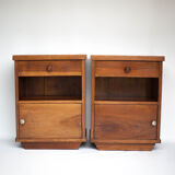 Pair of art deco bedside tables