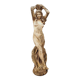 Statue de jardin ancienne en pierre sculpture française hauteur 175 cm