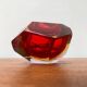 Vintage Italian Sommerso glass candlestick or ashtray