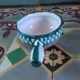 Pan Robert Picault-Vallauris geometric decoration green and brown