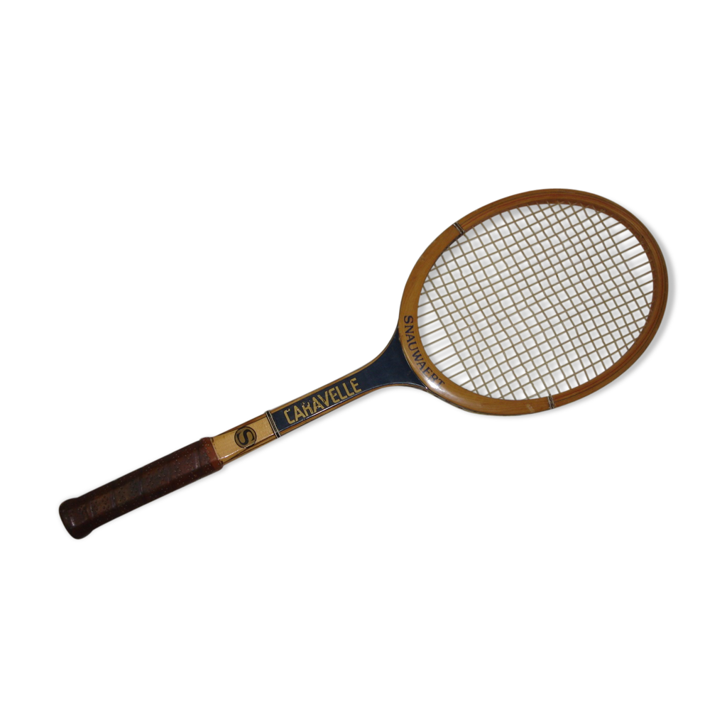 Ancienne Raquette De Tennis En Bois Snauwaert, Vintage, Collection
